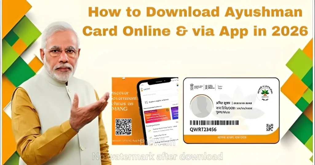 Online Process to Download Ayushman Card