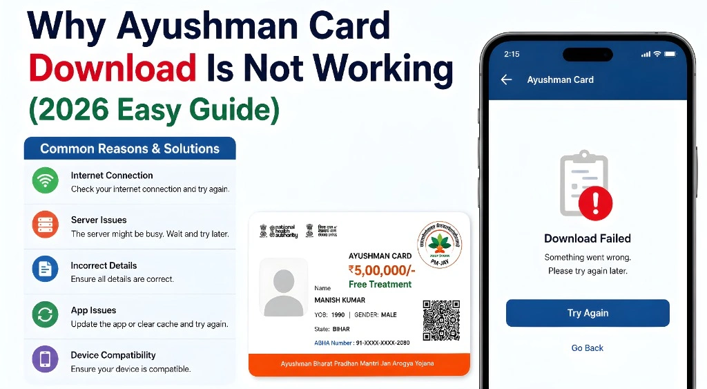 How to Avoid Ayushman Card Download Issues