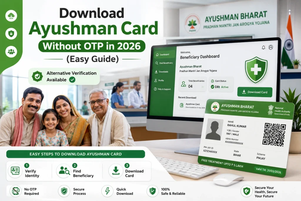 How to Download Ayushman Card Without OTP