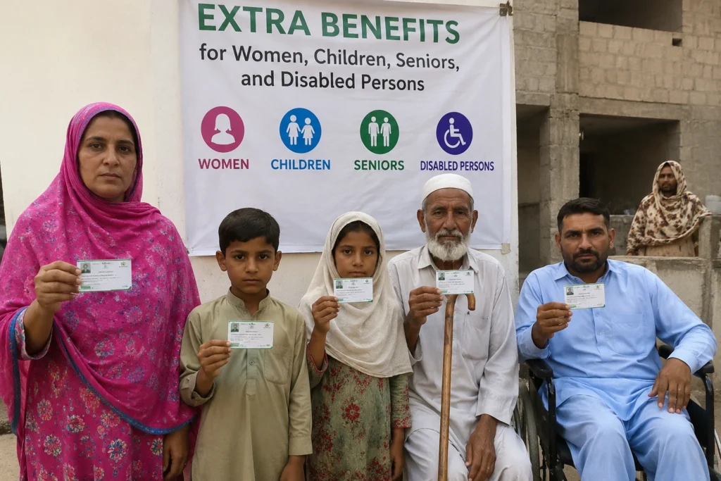 Extra Benefits for Women, Children, Seniors, and Disabled Persons